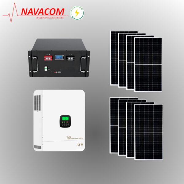 KIT 8 PANELES SOLARES